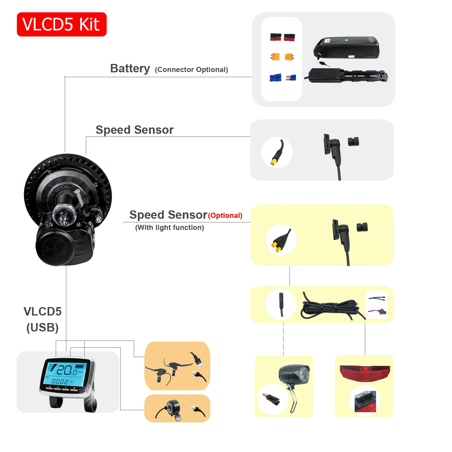 Tongsheng tsdz2 Ebike Mid Drive Motor Kit 36V 250W 48V 500W e велосипед электрический конверсионный