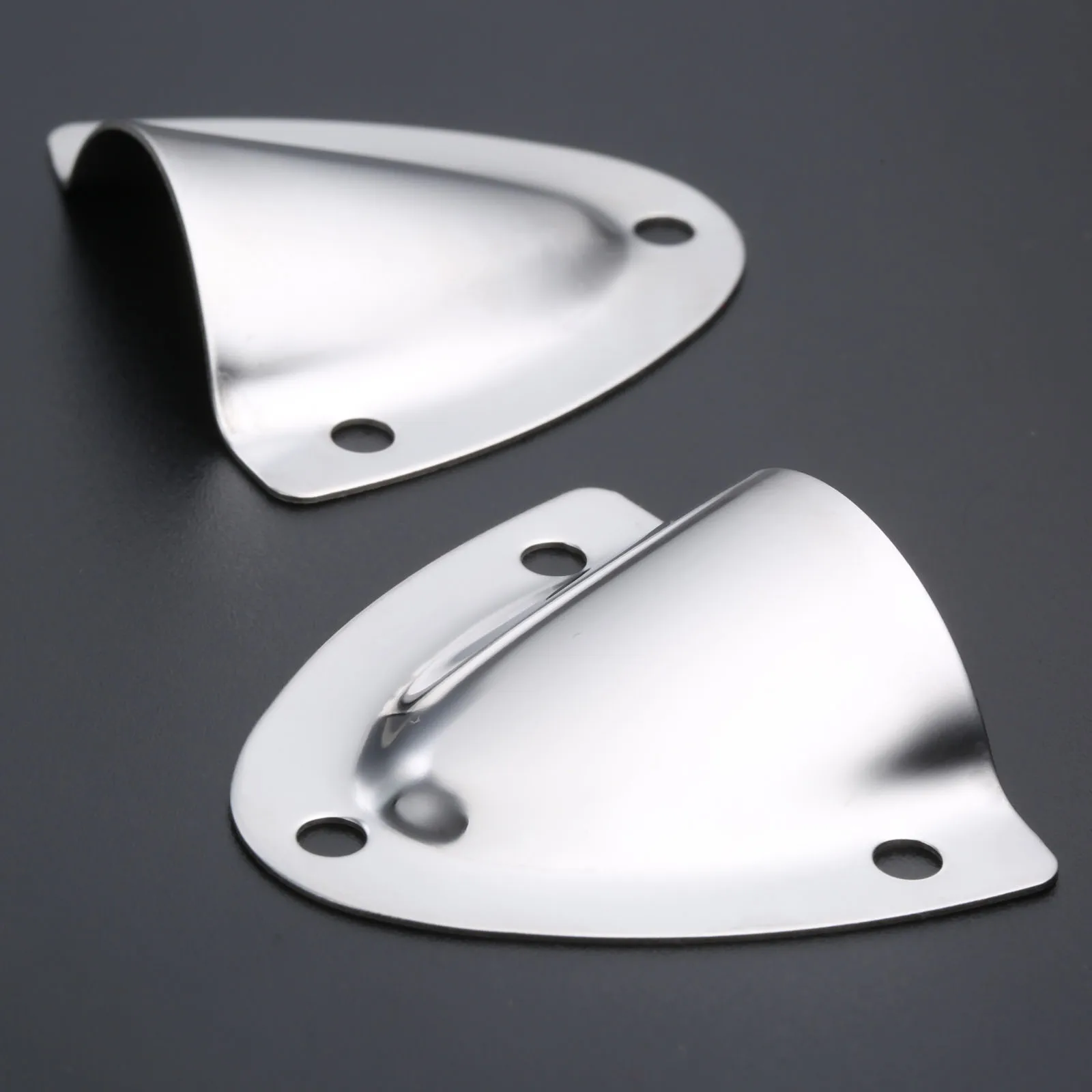 1Pc Marine Grade Stainless Steel Midget Clam Shell Wire Cable Vent Cover Hose for Rowing Boats Marine Yacht Surfing Water Sports