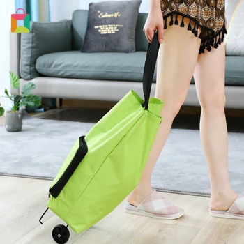 

Folding Tugboat Shopping Cart Fashionable And High-end Portable Household Pull Rod Shopping Bag Bolding Tugboat Bag Cozy