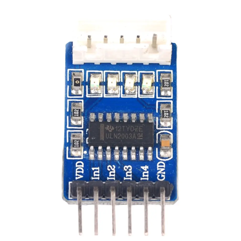 

Uln2003 Stepper Motor Driver Board Five-Wire Four-Phase Stepping Test Board Motor Drive Module Low Power Consumption