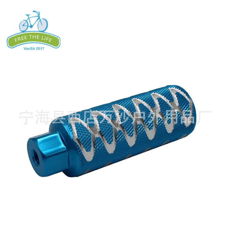 

Wan sha Outdoor S38-03 Hexagonal Performing Bike Aluminium Alloy Socle Rocket Tube Bicycle Foot Rest Lever