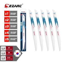 EZARC – lame de scie alternative, pour outil électrique pour bois, pour matériaux composites et métal de démolition, 150/225/300mm 8 + 10TPI R630DM