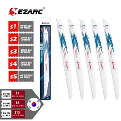EZARC – lame de scie alternative, pour outil électrique pour bois, pour matériaux composites et métal de démolition, 150/225/300mm 8 + 10TPI R630DM 