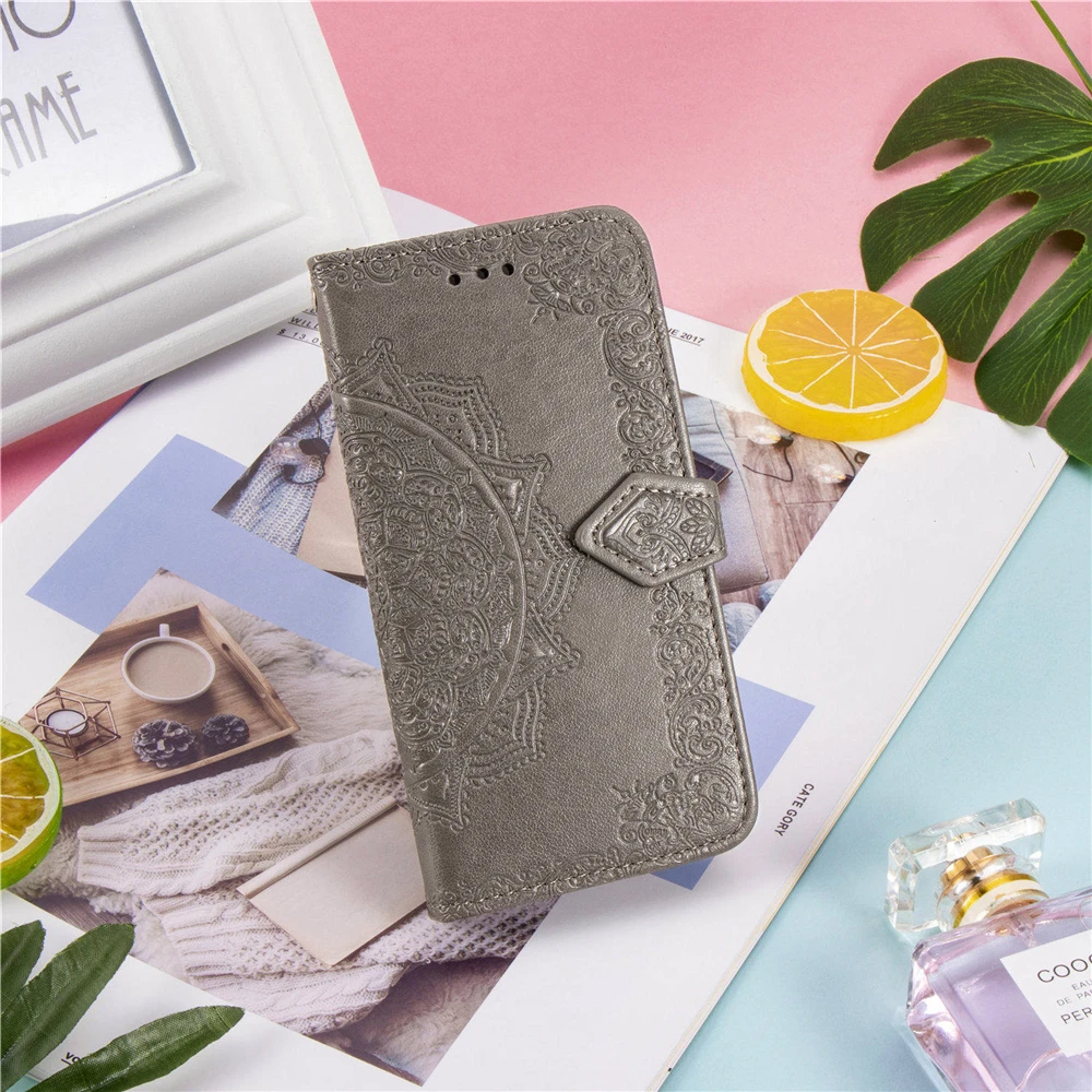 Чехол с тиснением для Xiaomi Note10 10 Pro CC9 Pro 9 Pro Чехол с откидной крышкой кожаный чехол с изображением мандалы и цветов для Redmi Note 8T 8A чехол для телефона