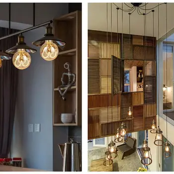 

E27 110V/220V Soft Spiral LED Dimmable Soft Filament Bulb Vintage Lamp For Home Decoration Soft Filament Bulb Retro Bulb