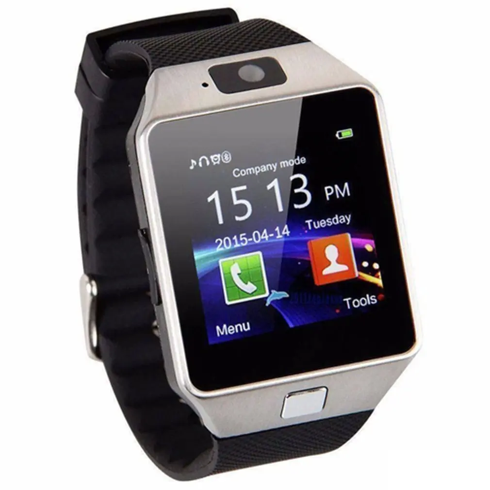 1 Bluetooth DZ09 Смарт часы Relogio Android smartwatch телефон фитнес трекер reloj умные часы сабвуфер для женщин и мужчин dz 09 - Цвет: 1