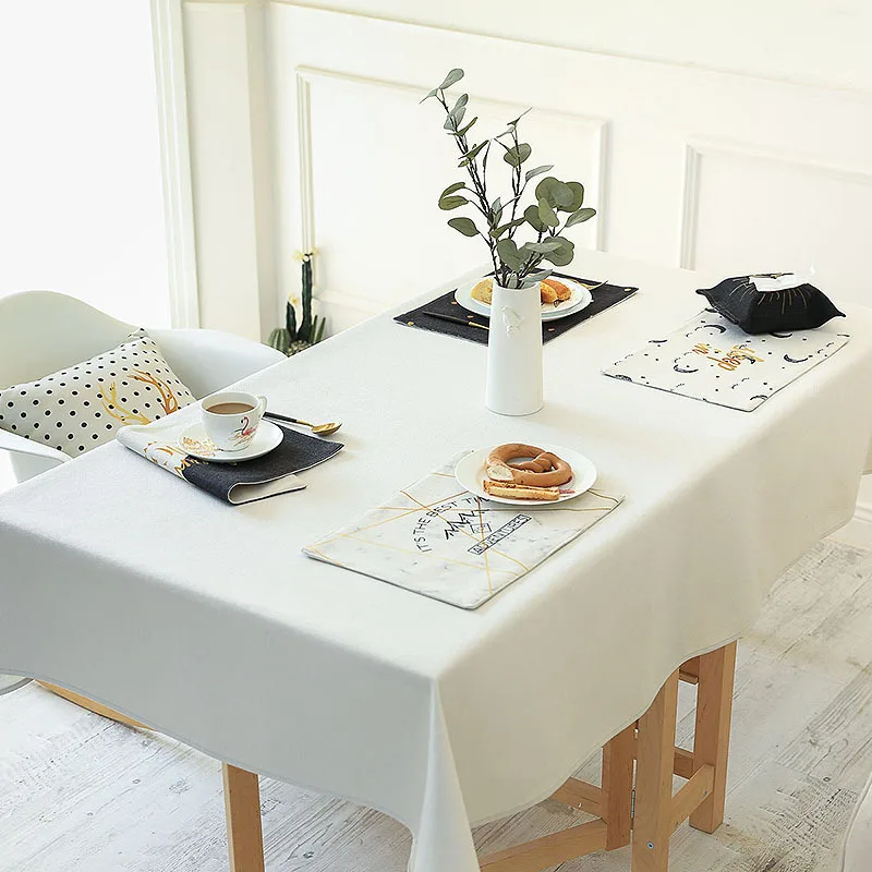 

Modern Minimalist Solid Color Tablecloth Small Fresh Tablecloth Tablecloth Table Flag Tea Several Cloth Cloth ok