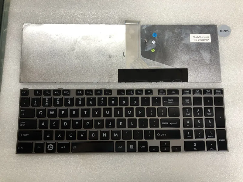 Новая американская черная рамка клавиатура для Toshiba Satellite L875 L850 L850D L855 L855D L870 L950 L950D