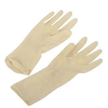 

100pcs Disposable Latex Gloves Non-Slip Anti-static Isolation Gloves Thickened and Extended Tendon Rubber Inspection Gloves