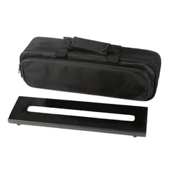 Pédale d'effet de guitare en alliage d'aluminium, avec sac Durable, accessoire Portable 