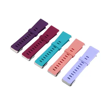 

5Pcs Colors Fashion Design Watch Band Sports Silicone Fitness Strap For Versa Smart Watch Accessories Wristband