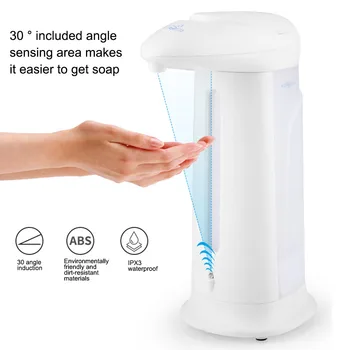 

Home Bathroom Automatic Induction Foam Soap Dispenser Infrared IR Sensor Container Hand-free Shower Tools