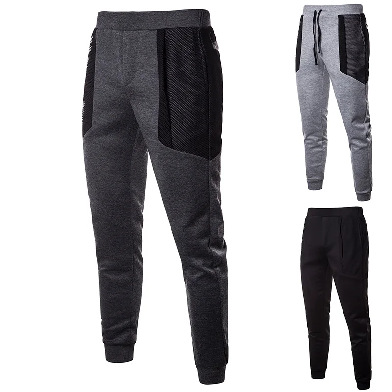 

Foreign Trade Amazon Autumn And Winter Solid Color Ankle Banded Pants Hip Hop Joint Hong Kong Style Gauze Slim Fit Skinny Pants