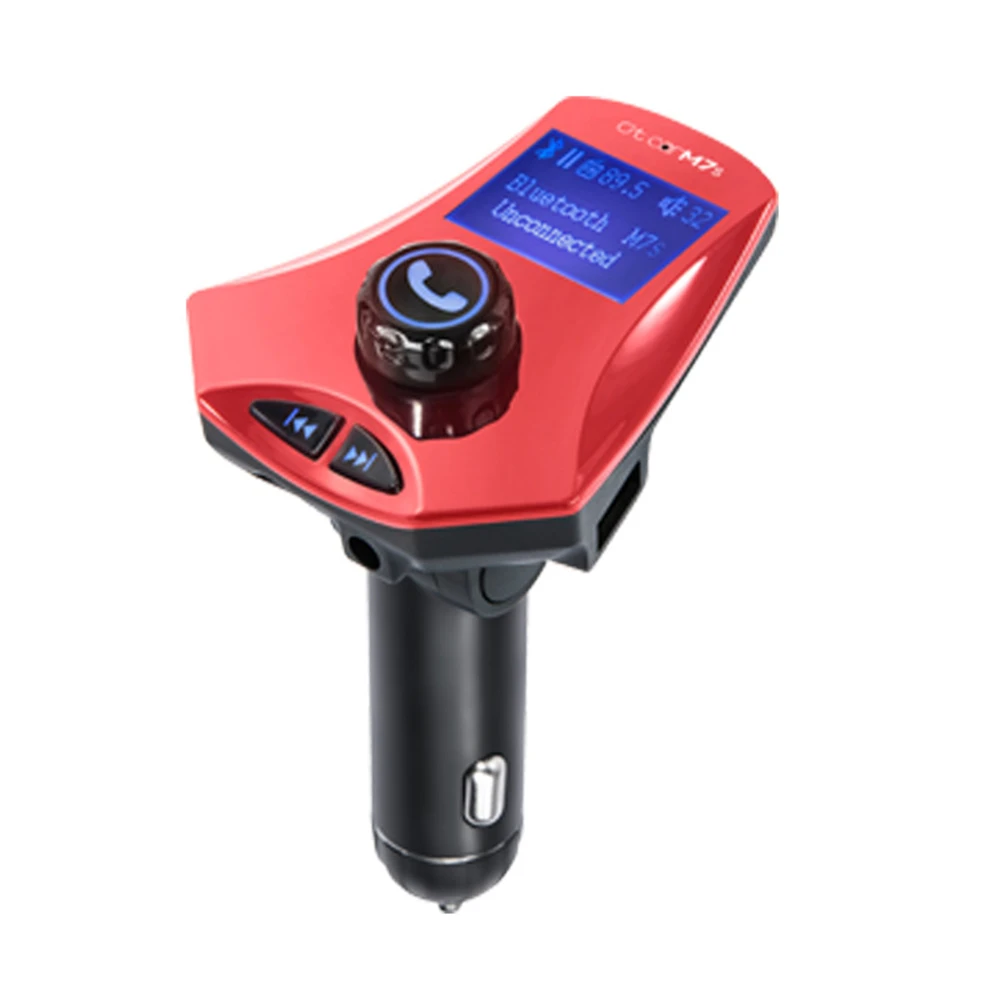 Беспроводной fm-передатчик Bluetooth автомобильный комплект MP3 плеер Aux модулятор громкой связи ЖК-дисплей USB TF автомобильное зарядное устройство с режимом эквалайзера