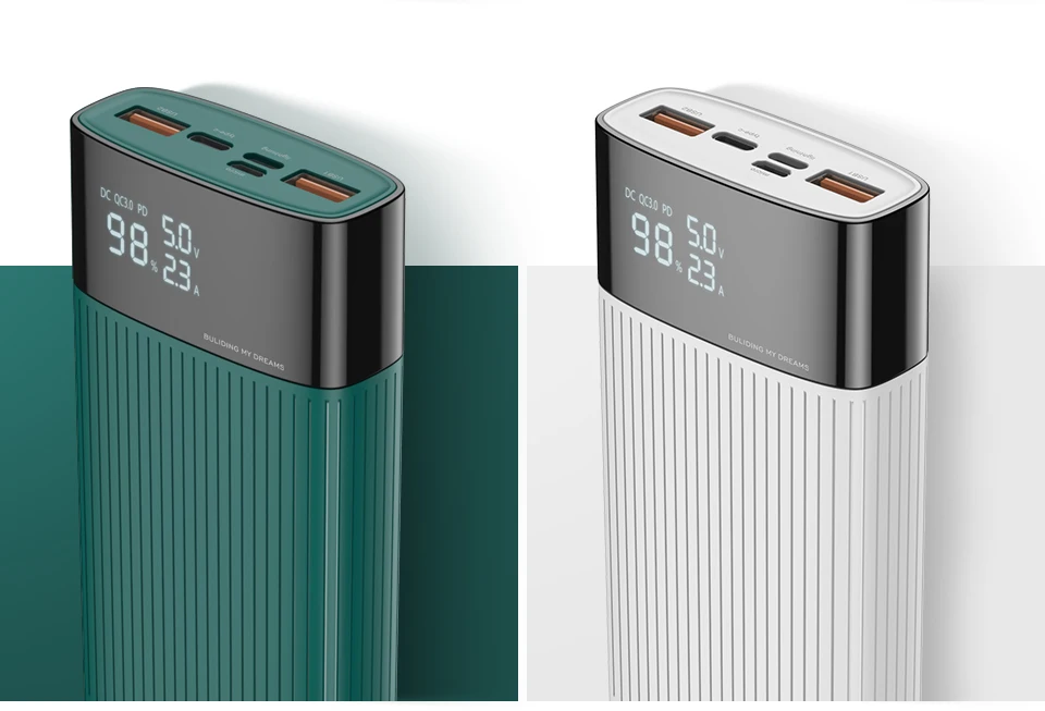 type c power bank KUULAA Power bank 20000mah Quick Charge 3.0 portable charger PD fast charging power bank for redmi note 10 9 pro 9s iphone 12 11 wireless power bank
