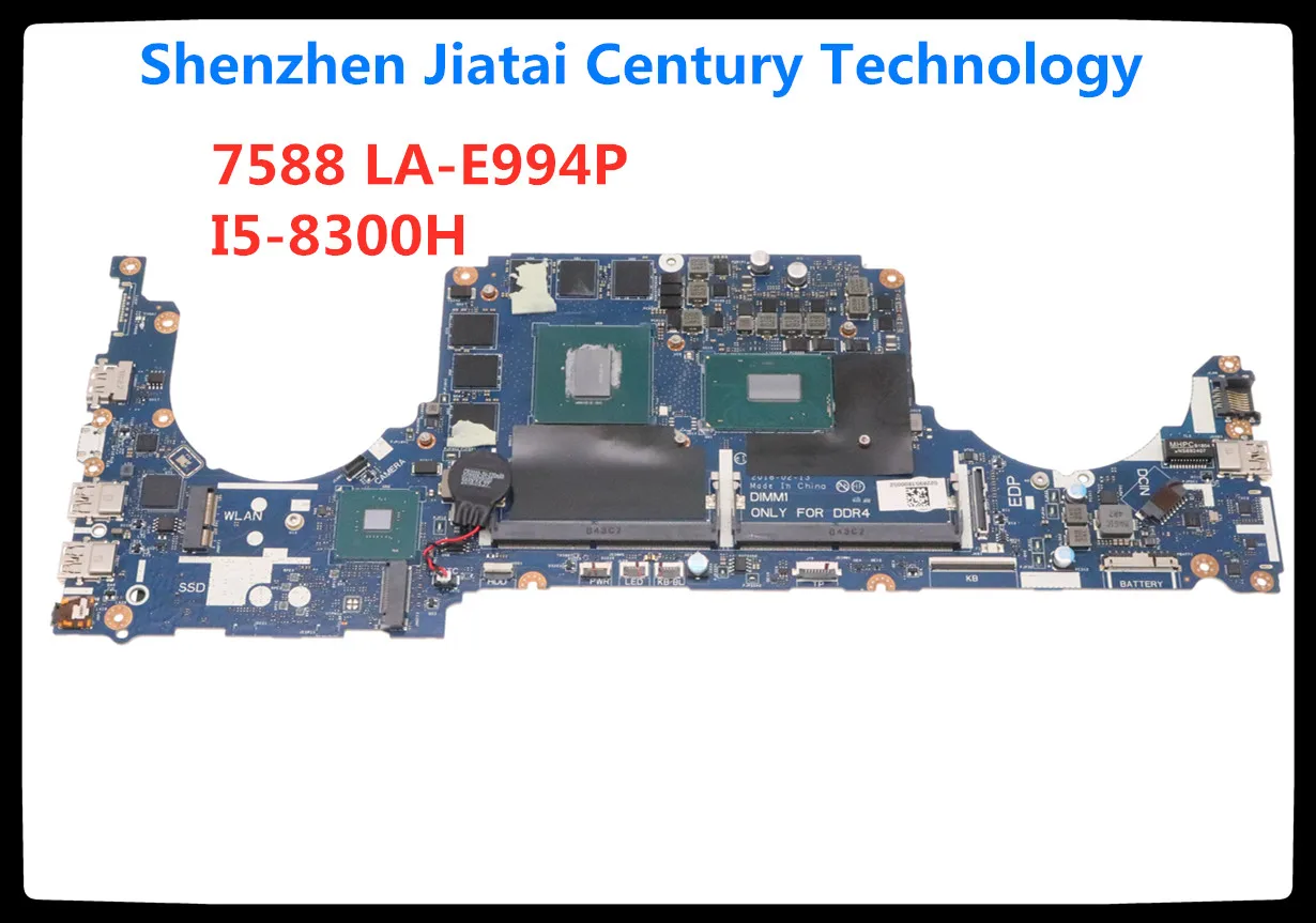 For DELL G7 7588 laptop motherboard DDK51 DDK52 DDK53 LA-E994P CN-0KPG8D 0KPG8D SR3Z0 I5-8300H CPU GTX1060 6G | Компьютеры и офис