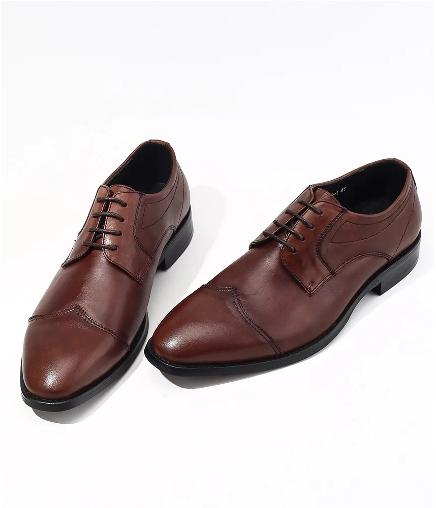 

MEN SHOES GENUINE LEATHER LACE UP POINTED TOE OXFORDS OFFICE BUSINESS SHOES FORMAL BROGUE WEDDING SHOES WINTER