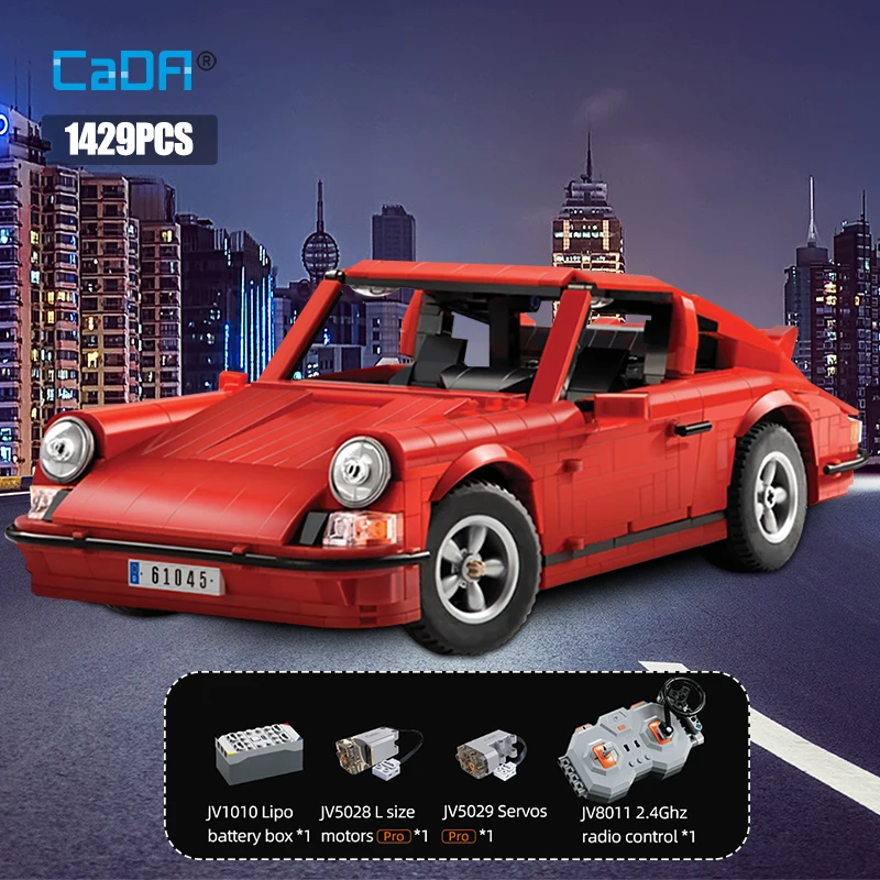 Cada 1429pcs Creator Technical RC Classic Retro Sports Car Building Blocks City Remote Control Racing Car Bricks Toys for Boys|Technic/Electronic...