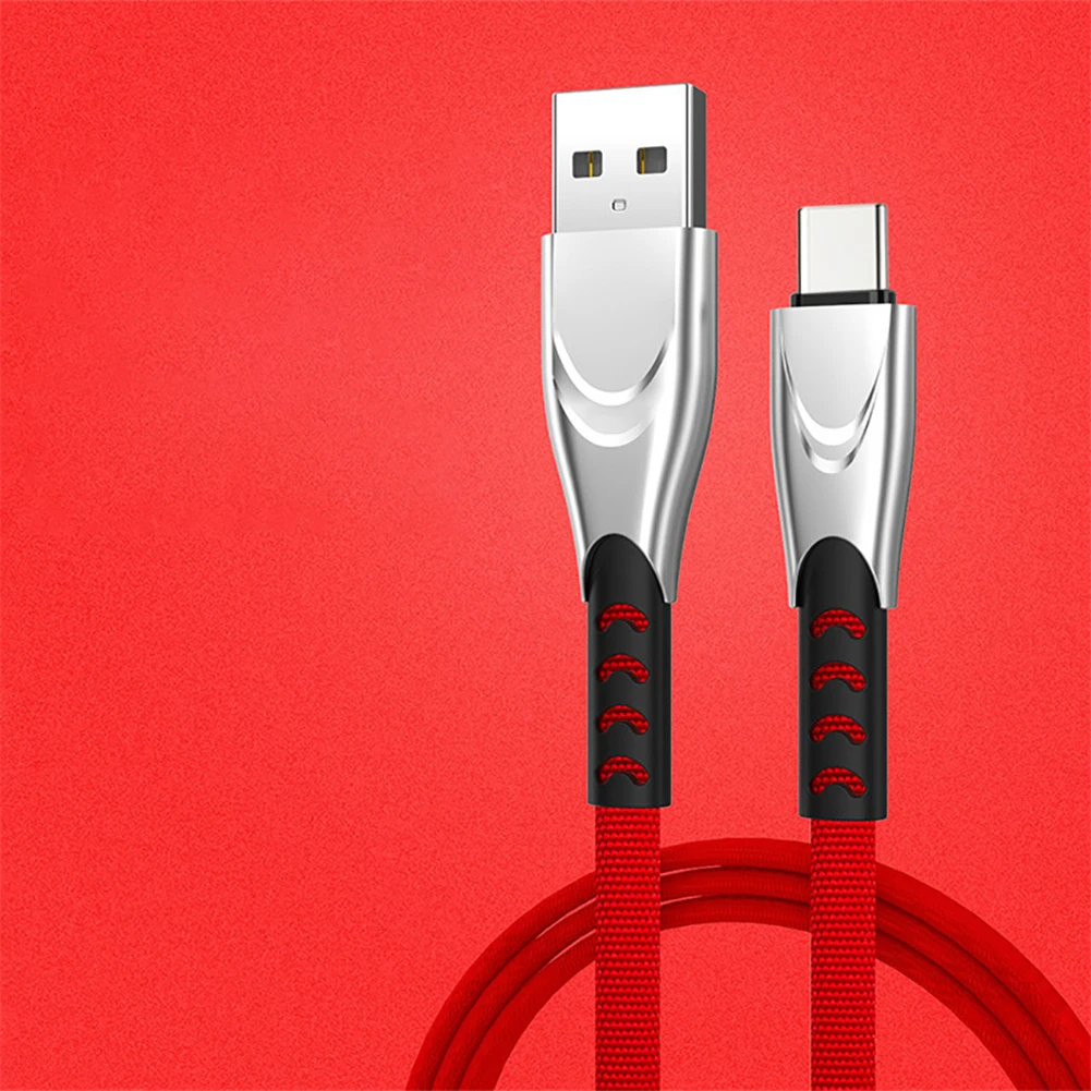 Jetjoy 3A usb type C зарядное устройство Синхронизация Дата-кабель для быстрой передачи данных Зарядка для samsung huawei Xiaomi телефон Плетеный алюминиевый сплав зарядный кабель