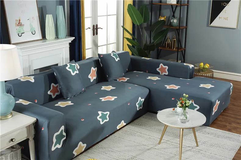 Эластичные Чехлы для дивана для гостиной, чехлы для дивана в форме L, секционные Чехлы для кресла, чехлы для мебели