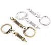 60x24mm 10pcs/lot Key Ring Key Chain Rhodium Bronze Colors Plated Lobster Clasps Keychain Keyrings Wholesale ► Photo 1/4