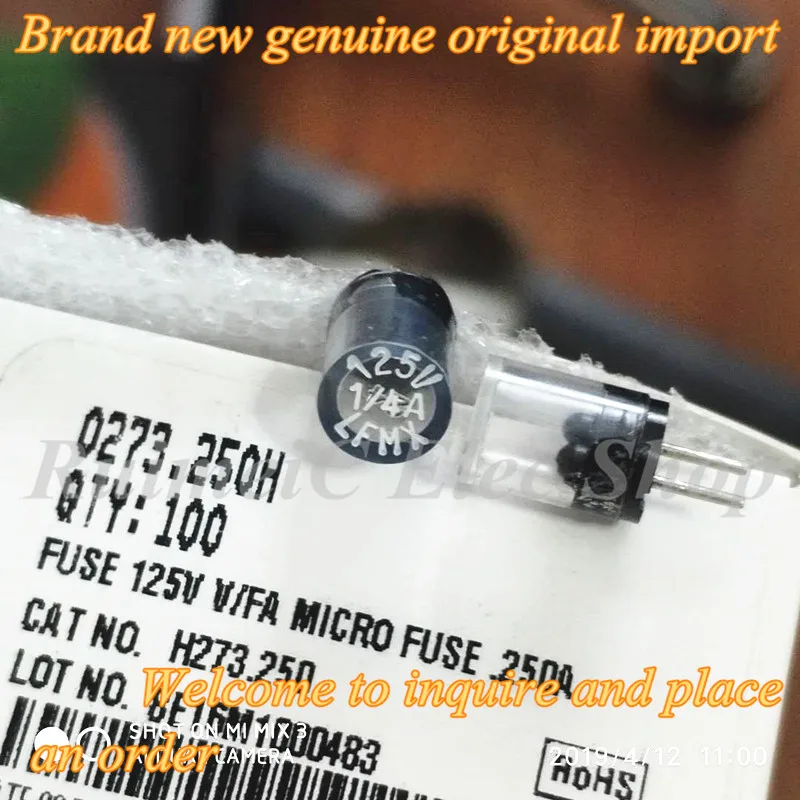 

Replace BK/GMW3PCS 0273 LFMX Free Shipping 100% New Fuse 125V 1/10 1/4 1/8 6/10 3/4A 50/100/125/250/500/600/750MA 1/1.5/2/3/4/5A