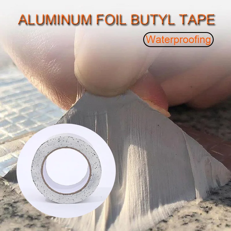 

Waterproof Tape Roof Lakban Alumunium Foil,Pipe Tape Waterproof Dan Perbaikan Dinding Pencegah Retak