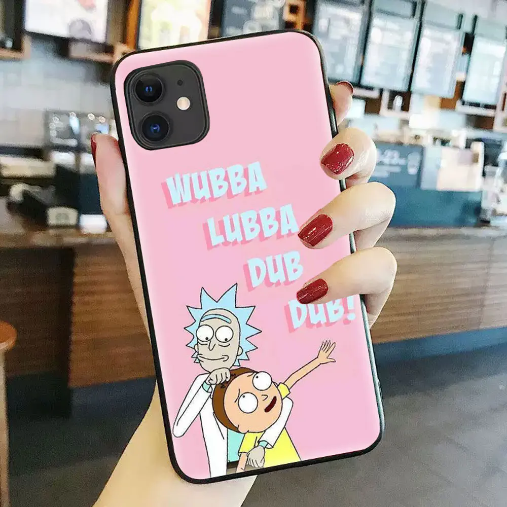 Красочный силиконовый чехол для телефона Rick and marty для iphone 11 pro max xr x xs max 8 plus 7 7plus 8 plus 6 6s противоударный чехол