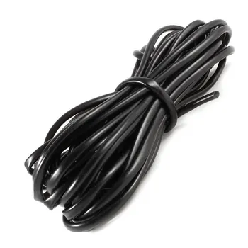 

Hose for oxygen pump, silicone, aquarium accessories, approx. 7 m, black