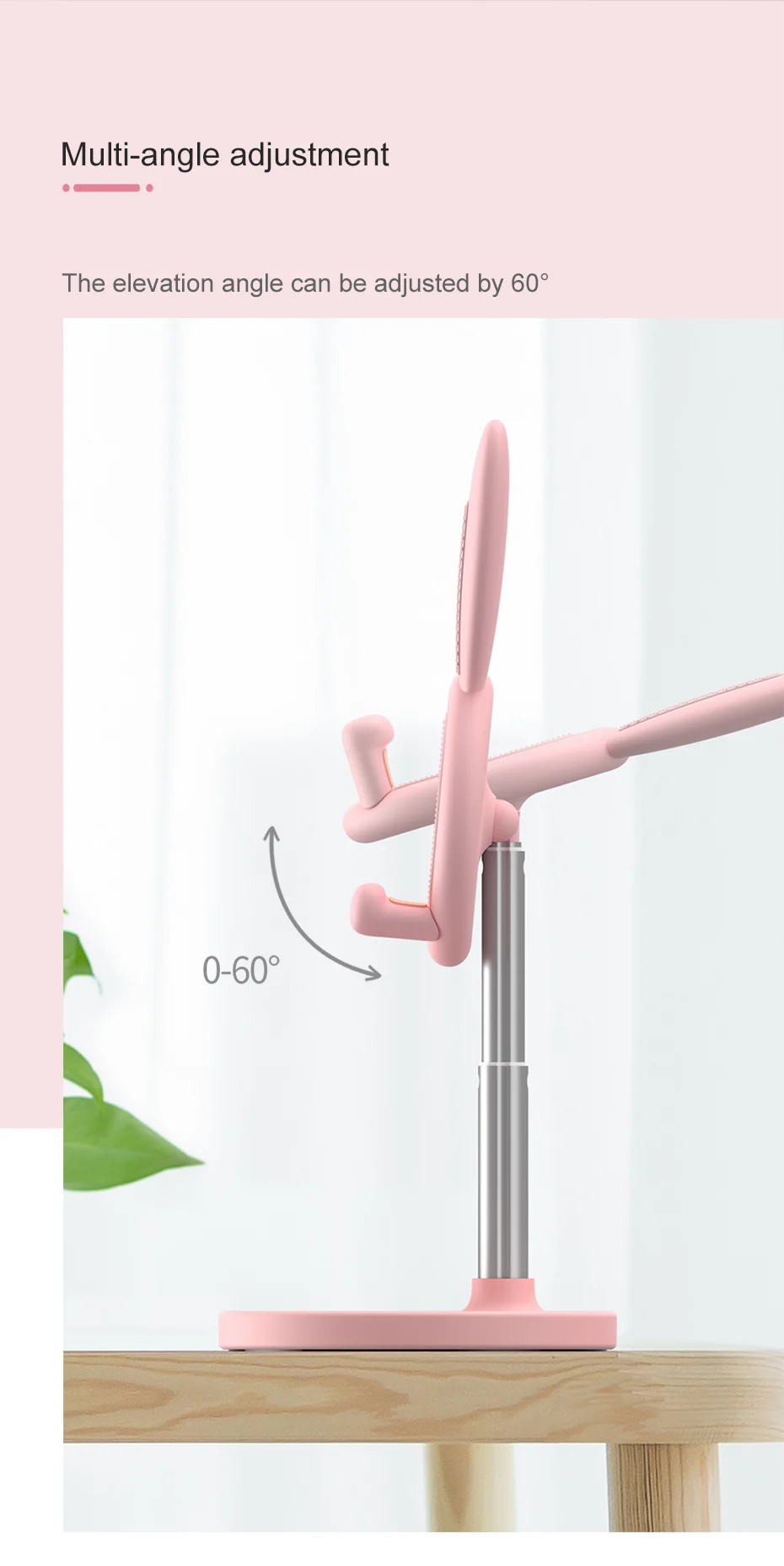 mobile phone stands for vehicle Oatsbasf Cute Bunny Phone Stand Holder Desktop Cell Phone Stand For iPhone 12 13 11 Xiaomi Tablet iPad Telescopic Switch Bracket phone holder for car