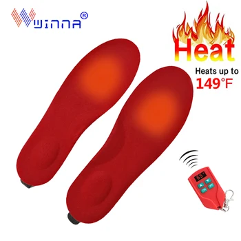 

Orthotics Shoe Insoles High 3D Arch Supports Heated Shoe Insoles 2000mAh Rechargeable Battery on Winter Outdoor Skiing Camping