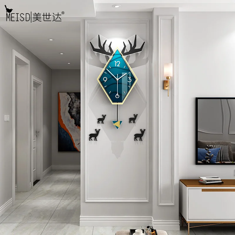 

MEISD Decorative Wall Clock Creative Modern Design Quartz Watch Wall Art Stickers Clocks Home Decor Silent Horloge Free Shipping
