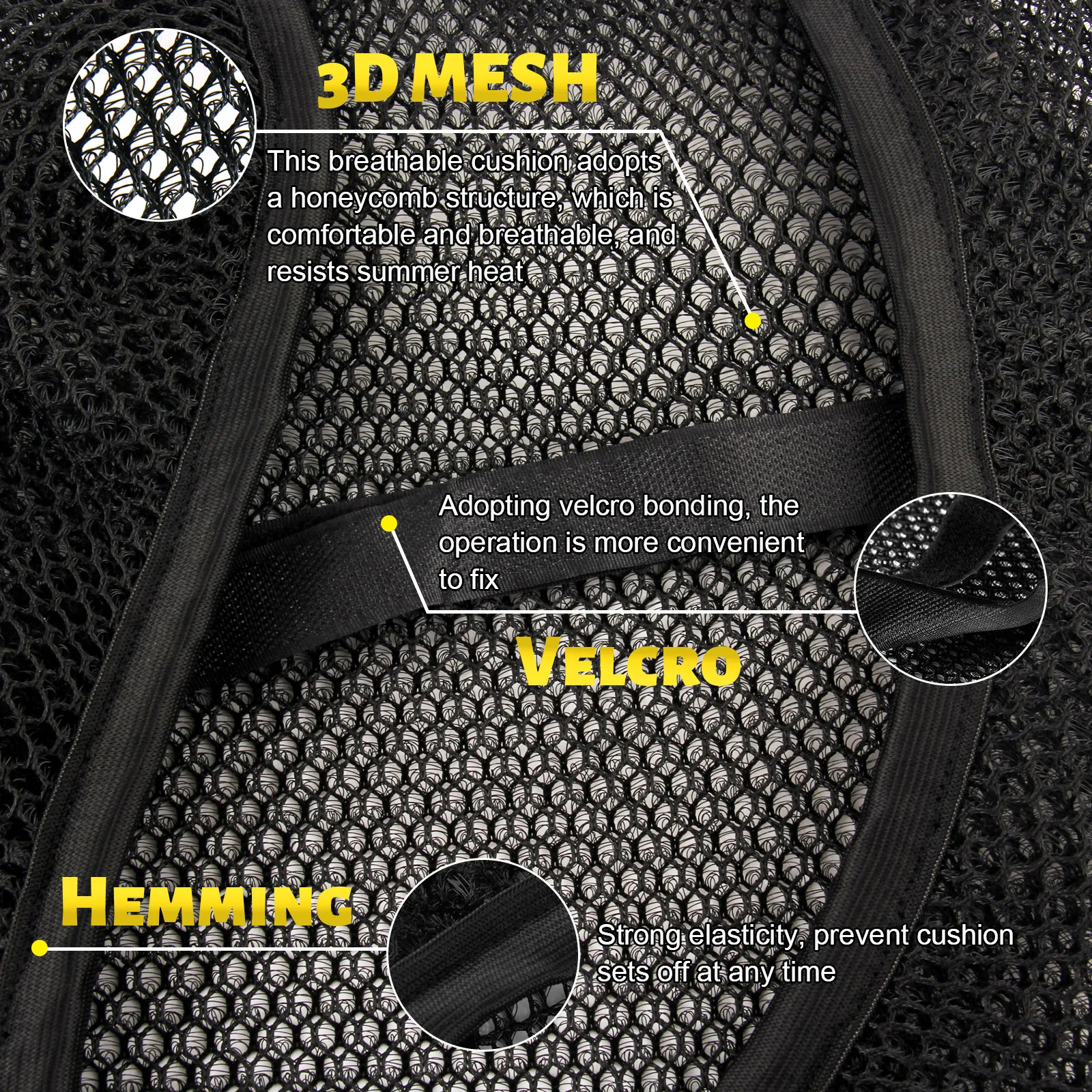 Suitable for Honda CBR650F CBR 650F CB650F motorcycle seat cover sunscreen heat insulation seat cover mesh cushion