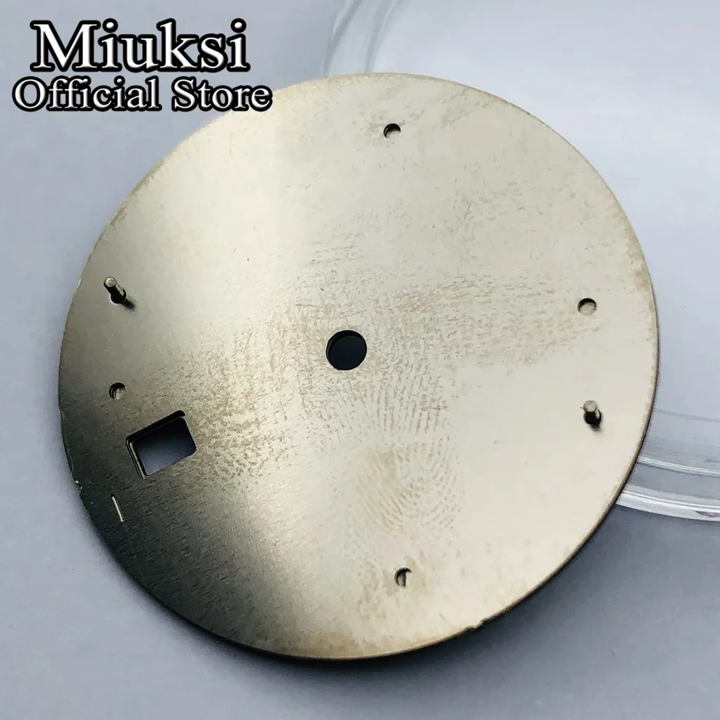 Miuksi 31 mm Preto Azul Estéril Mostrador Luminoso Fit Nh36 Nh36 Eta2824 2836 Miyota8205 8215 821a Mingzhu Dg2813 3804 Pt5000 Movimento - Image 2