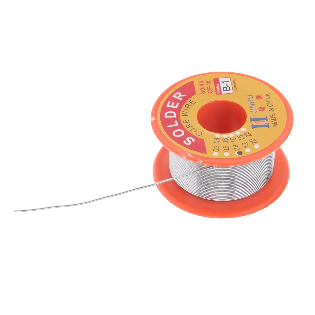 0.8mm Diameter 60/40 Fine Tin Lead Soldering Solder Flux Welding 0.8mm Diameter 60/40 Fine Tin Lead Soldering Solder Flux Welding