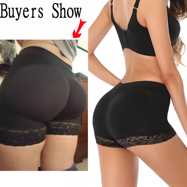 Butt Lifter Bh Push Up Booty Pad Enhancer Boyshorts Lace Up Ass Trainer Padded  Panties Underwear Women Hip Lift Body Shapers - Shapers - AliExpress