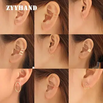 

11 different shape small earrings women gold-color jewelry engagement classical style pary stud earrings