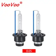 VooVoo 2 шт. D2S ксеноновый головной светильник 35 Вт D2S ксеноновая HID лампа 4300 К 5000 К 6000 К 8000 к HID ксеноновый светильник 85 в D2S для автомобильных фар
