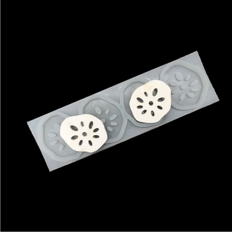

Jelly chocolate eating ice lotus root slice food grade silica gel mold