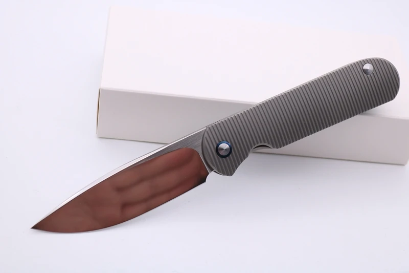 Ножи Smke Shamwari складной нож с передним флиппером лезвие 3 5 дюйма M390 титановая