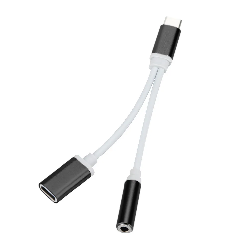 Usb type-C до 3,5 мм разъем наушники AUX аудио сплиттер конвертер Кабель-адаптер# BO