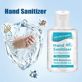 

60ml Antibacterial spray Portable Disposable Hand Sanitizer Liquid Soap Lotion Detergent For Travel Neutral Outdoor Cleansing
