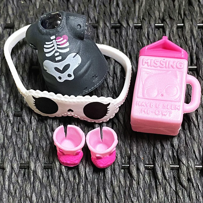 Original Clothes and Accessories Set for 8 cm Dolls - Dress Suit and Unicorn Outfit Toy Gift