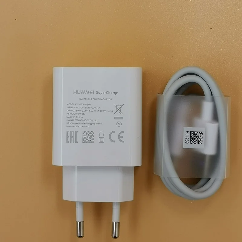 EU Kits HUAWEI p30 P SuperCharge быстрое зарядное устройство с европейской вилкой 5A type C кабель для HUAWEI P9 P10 Plus P20 Pro mate 9 10 Pro mate 20 V10 - Тип штекера: EU Kits
