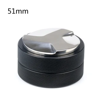 

51mm&53mm Powder Dispenser, Double-layer Adjustable Flat Bottom Powder Press Kitchen Dining Bar Accessories