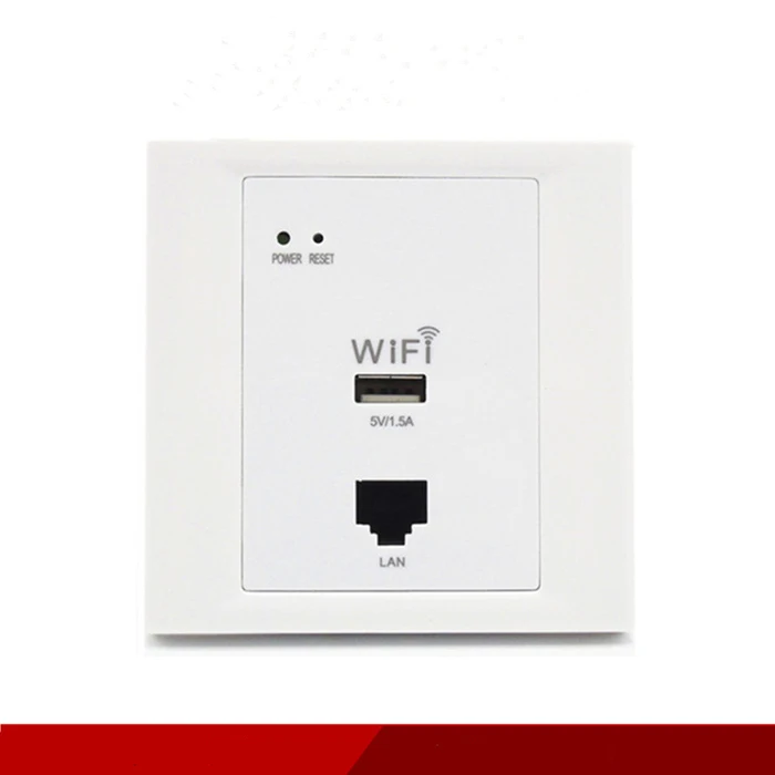 White WiFi сетевой разъем 86 настенный Wi-Fi беспроводной маршрутизатор AP USB в розетке - Цвет: White