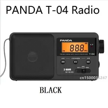 PANDA T-04 с цифровым дисплеем и радио USB TF карта воспроизведения MP3 FM AM Двухдиапазонная литиевая батарея Зарядка портативное радио