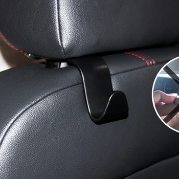 

2020 1/2/4Pcs Universal Car Seat Hook Back Hook Car Accessories Interior Portable Hanger Holder Storage for Car Bag Purse Cloth