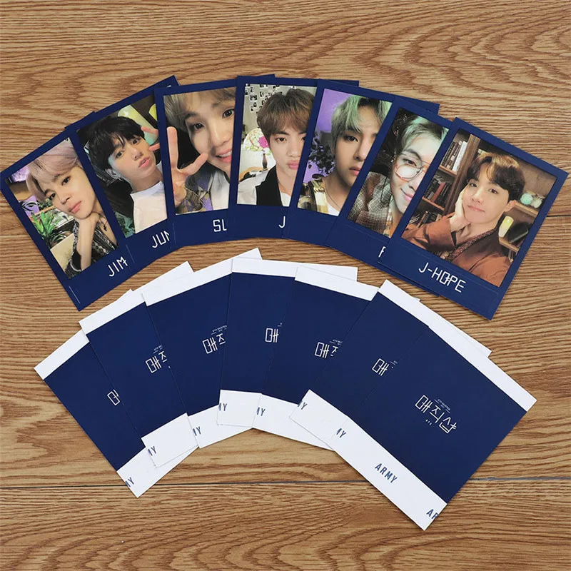7 шт./компл. Bangtan Boys World Tour LOMO карта душа Persona JIMIN JIN SUGA Фотокарта JUNG KOOK Boy с Luv