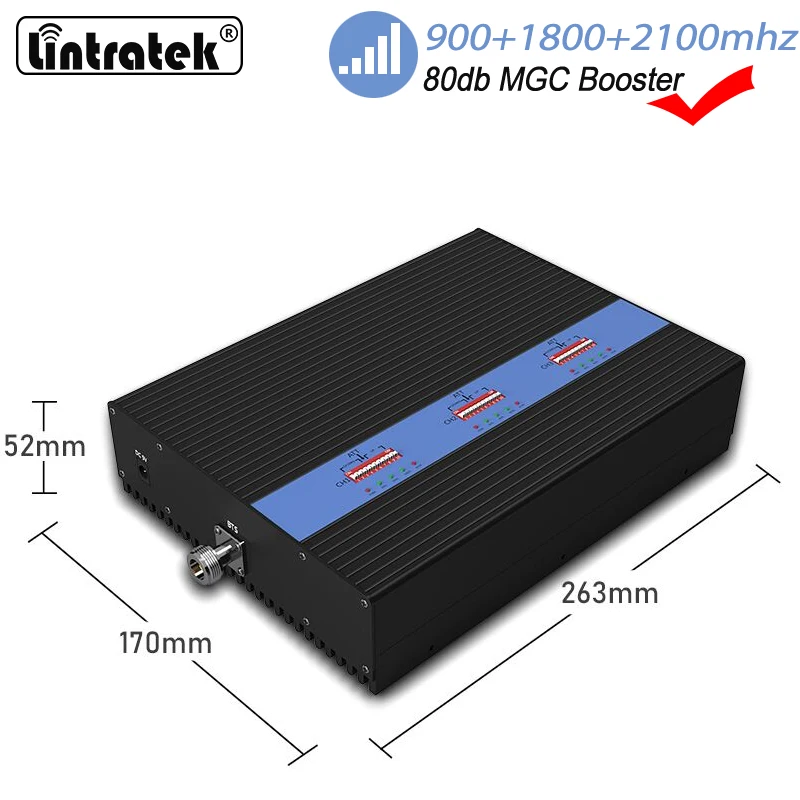 Усилитель сотового сигнала MGC 4G GSM LTE мобильный сетевой сотовый телефон 1800 2100 900
